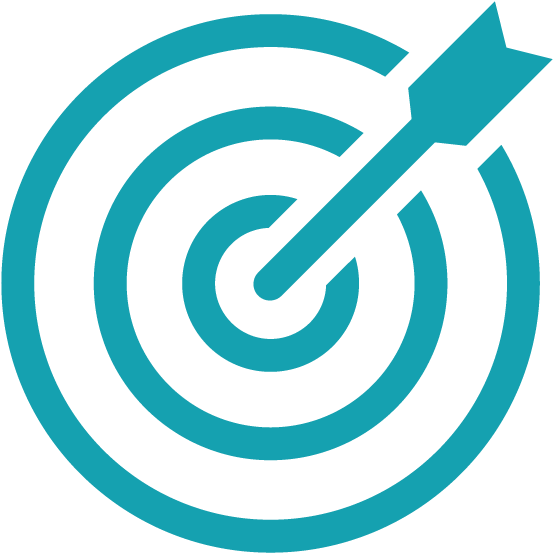 Caregiver Skills Icons - Arrow And Target Logo Clipart (910x575), Png Download