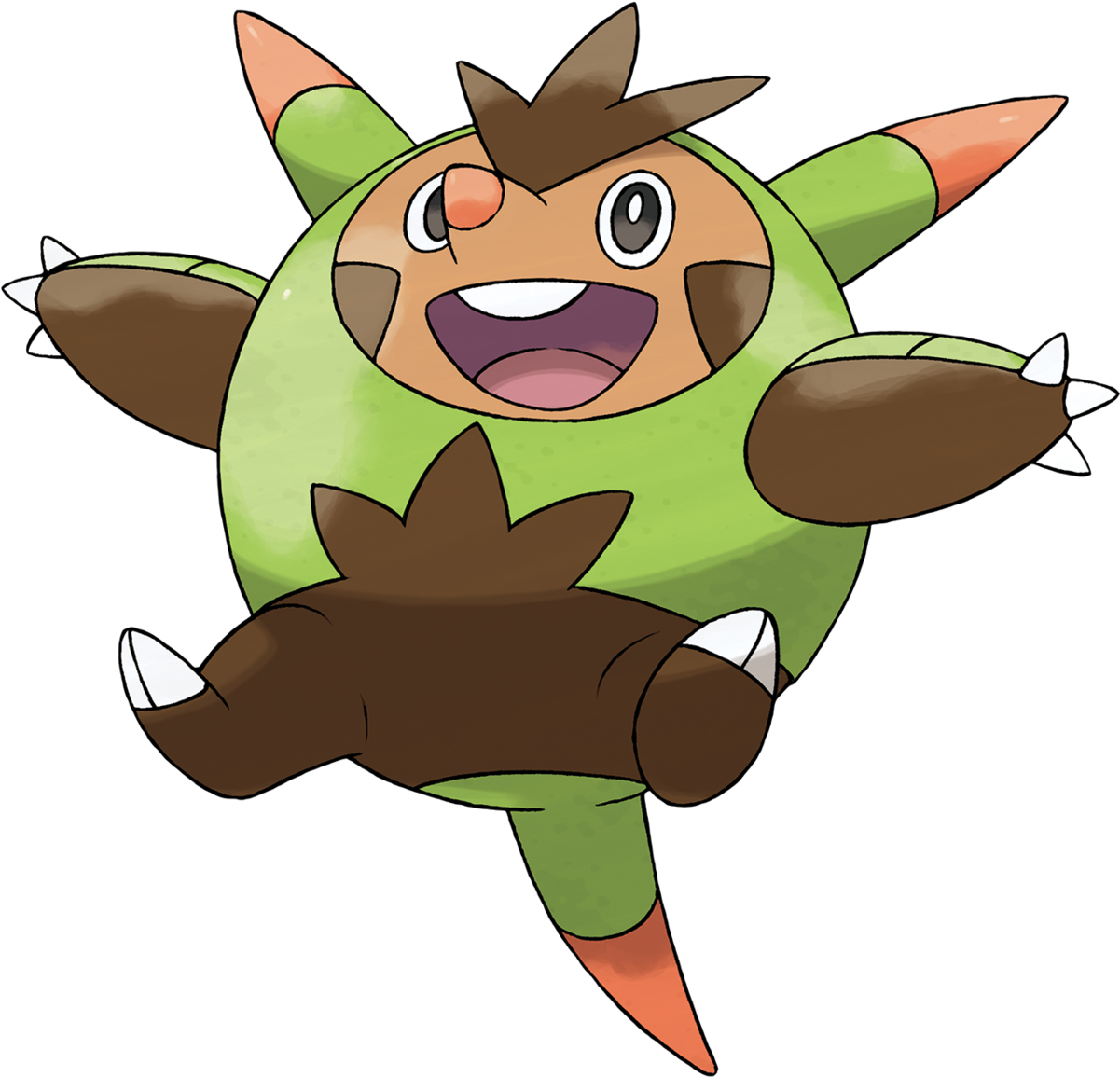 Quilladin - Pokemon Chespin Evolution Clipart (1200x1200), Png Download