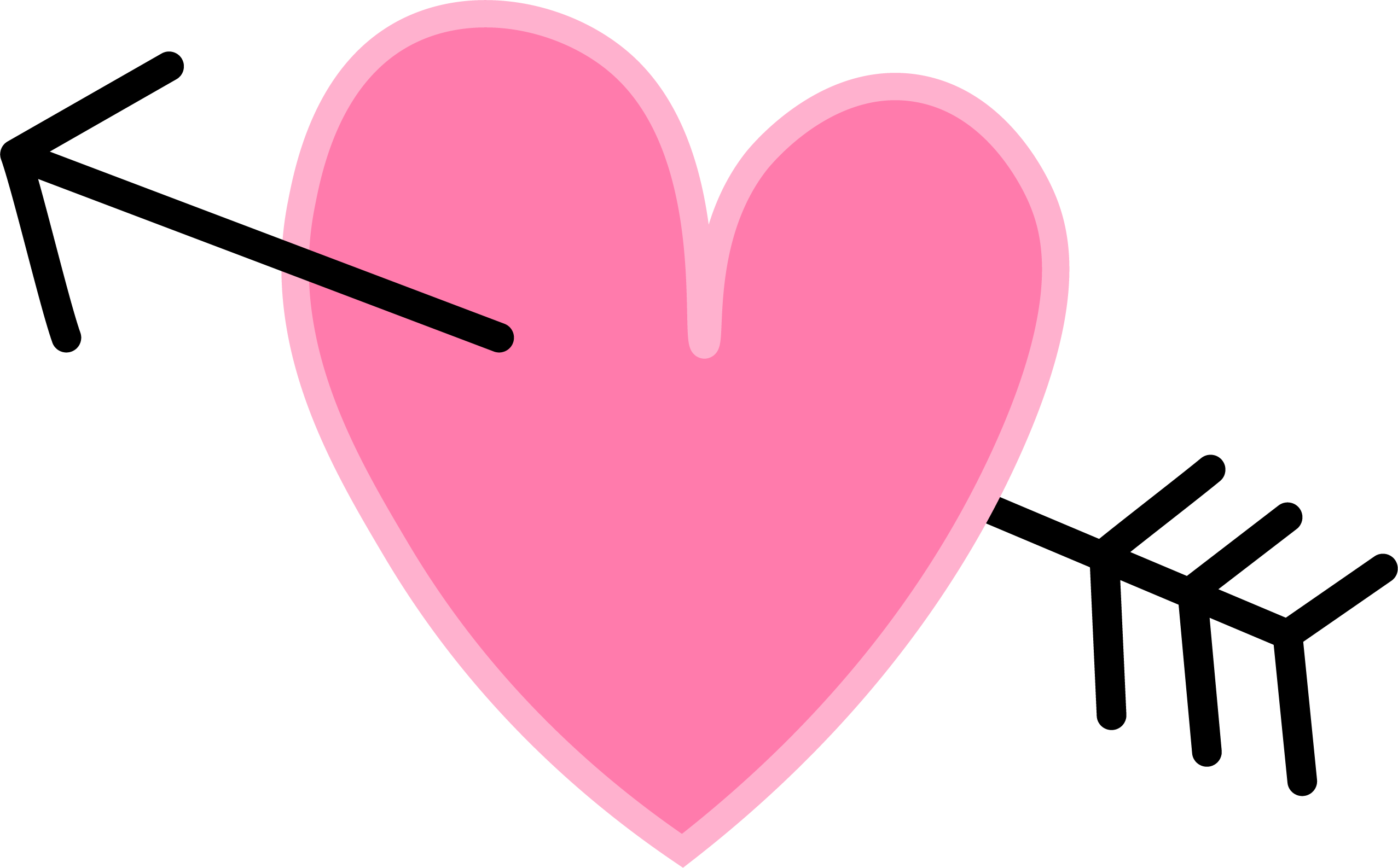 Inhalt - Heart Clipart (2555x1587), Png Download
