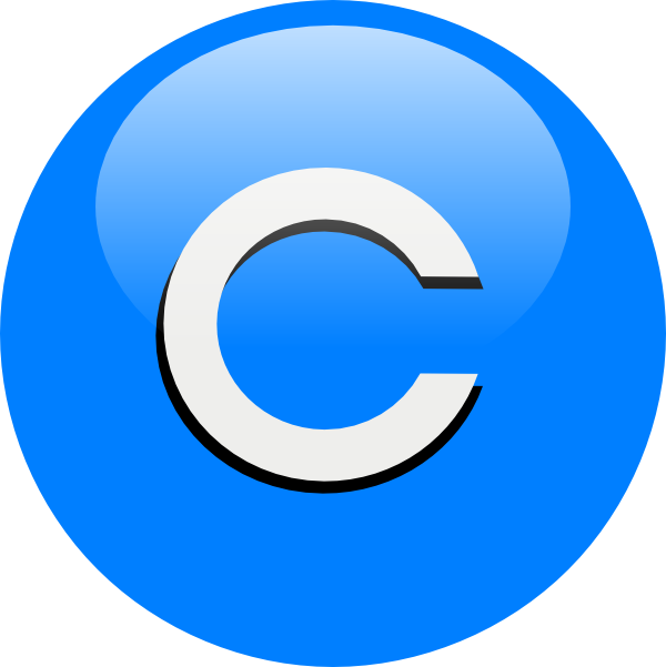 Blue C Clip Art - Cliparts C - Png Download (600x601), Png Download