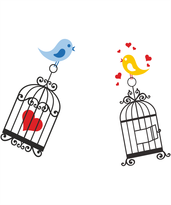 U00ae Colecci U00f3n De Gifs U00ae Im U00c1genes De - Dessin Cage D Oiseau Clipart (594x712), Png Download