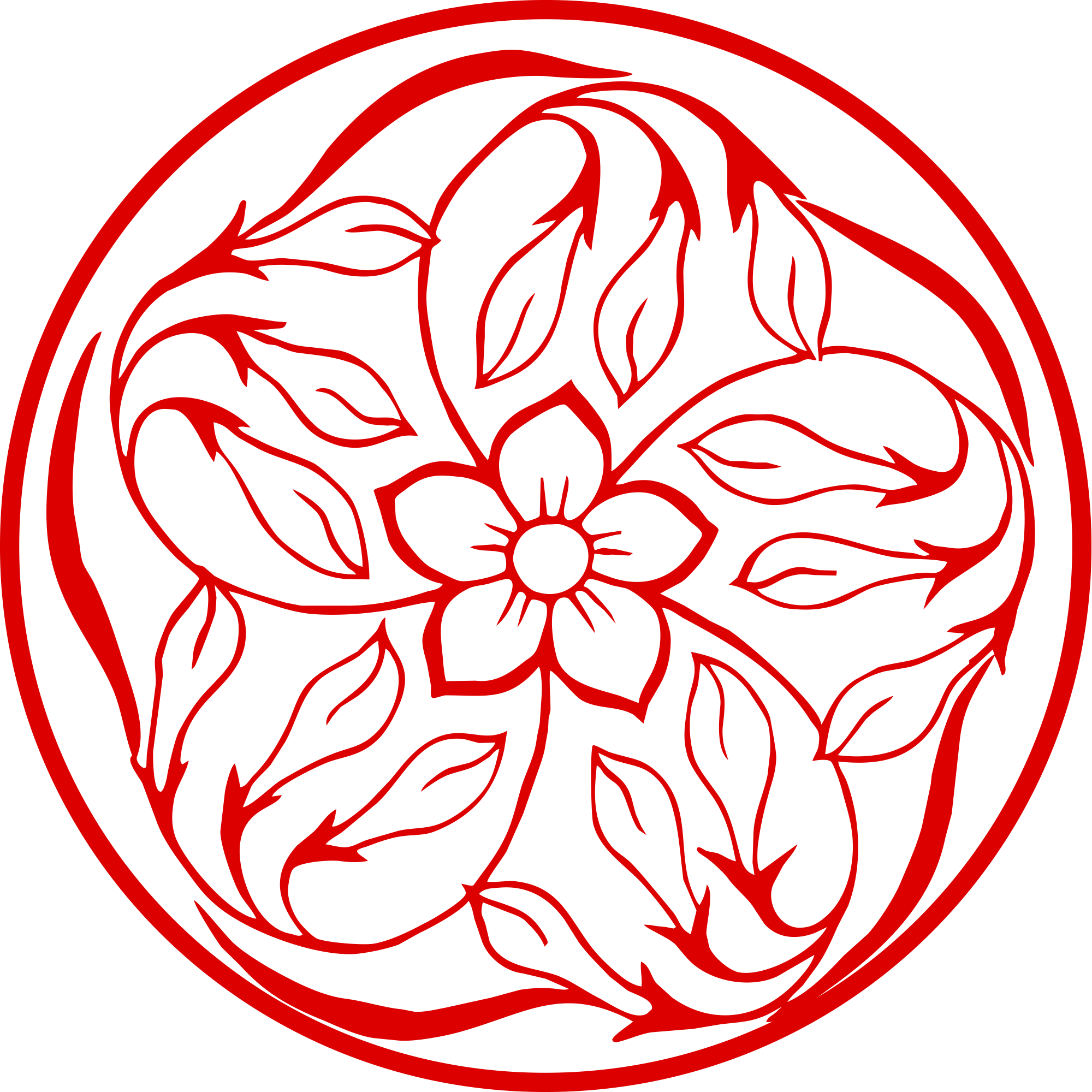 Vecteur De Fleur Modèle Motif Élément Image Png Et Clipart (2000x2000), Png Download