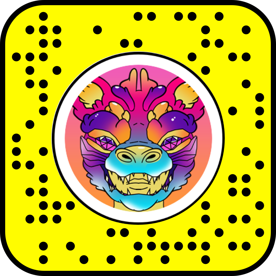 Snapcode Lion Chinois Clipart (960x960), Png Download