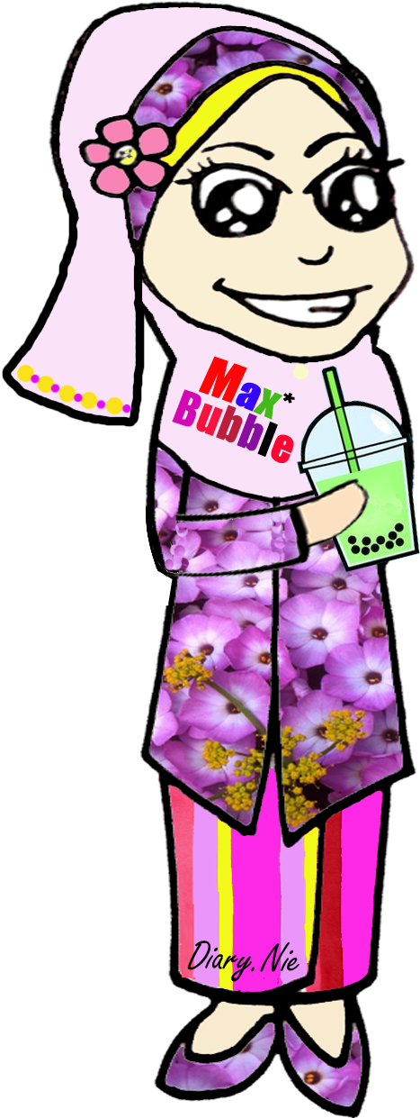 **i Love Bubble Tea Too - Bubble Tea Cartoon Clipart (527x1293), Png Download