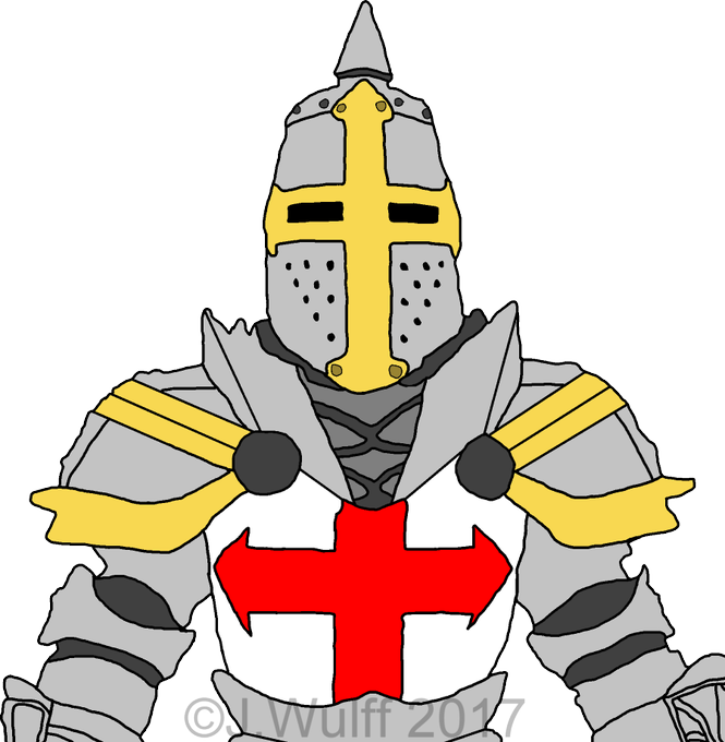 Knight Hospitaller - Clipart (665x680), Png Download