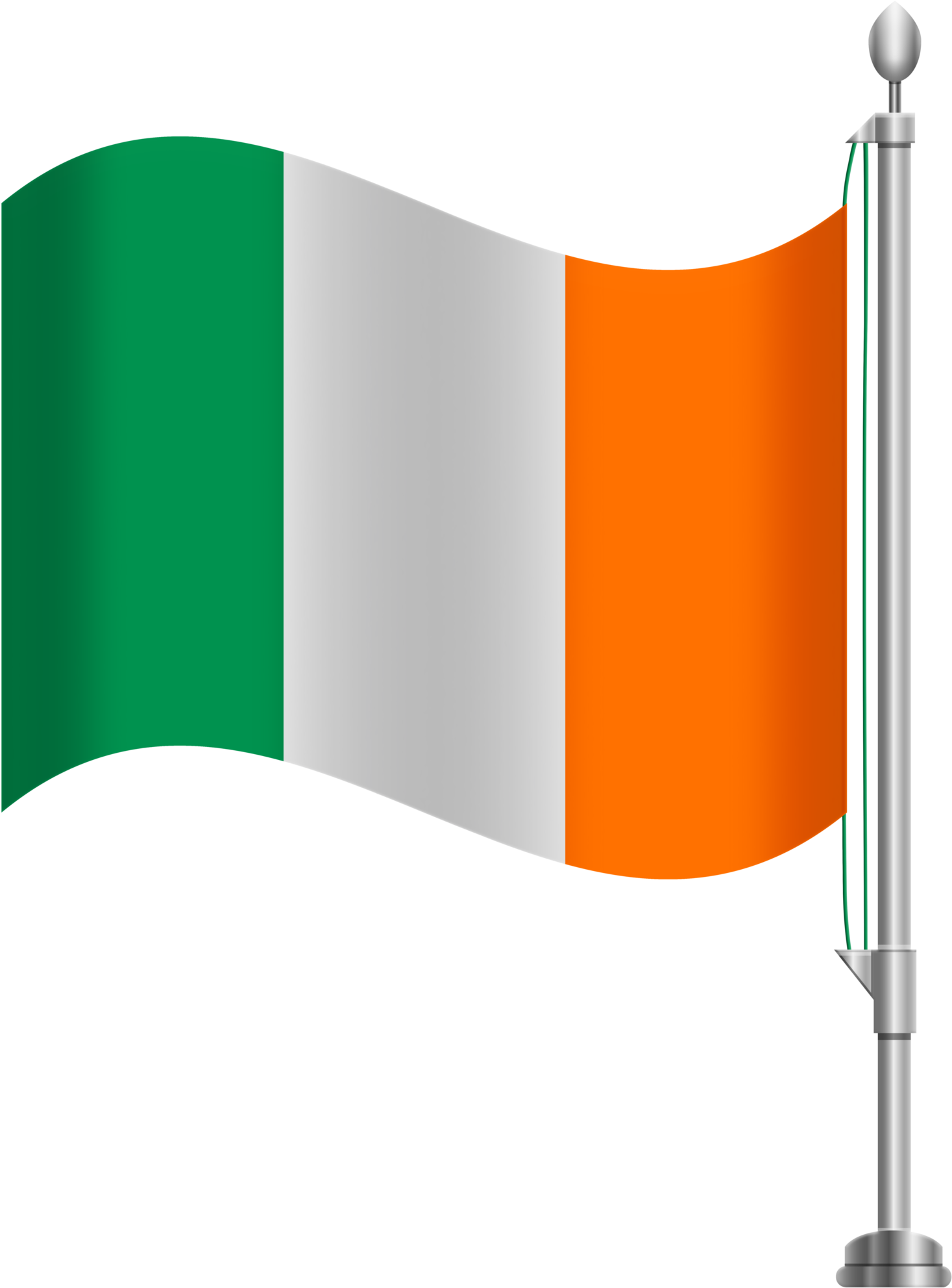 Clipart Of D - Ireland Flag Png Transparent Png (1536x2000), Png Download