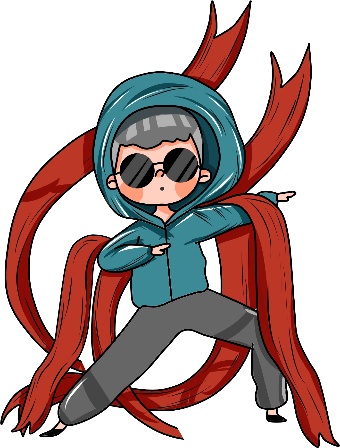 Creativity Cartoon Tide Big Martial Arts Png And Psd - Cartoon Clipart (2000x2000), Png Download