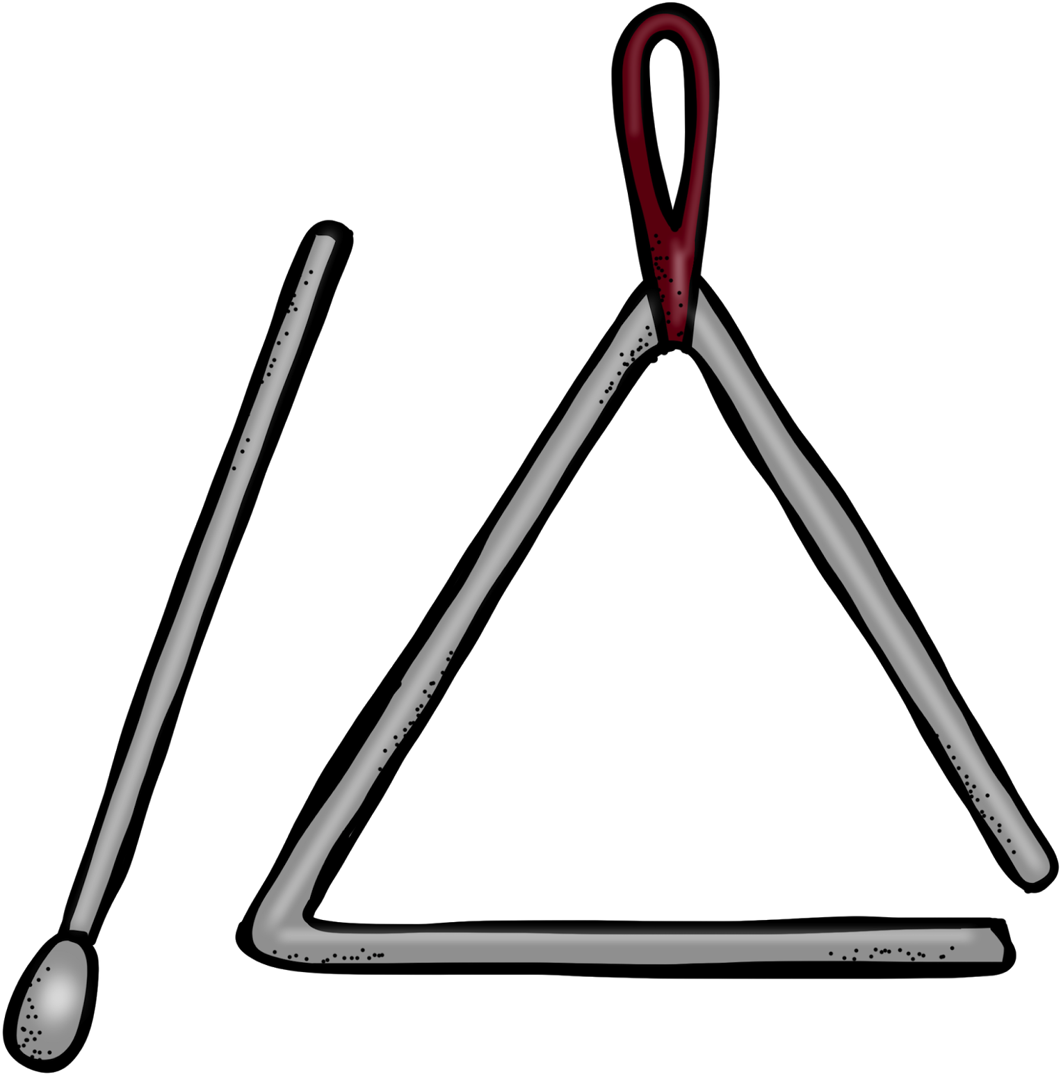 Triangle Instrument Songs Clipart (1567x1600), Png Download