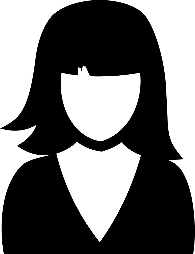 Girl Student Comments - Emblem Clipart (752x981), Png Download