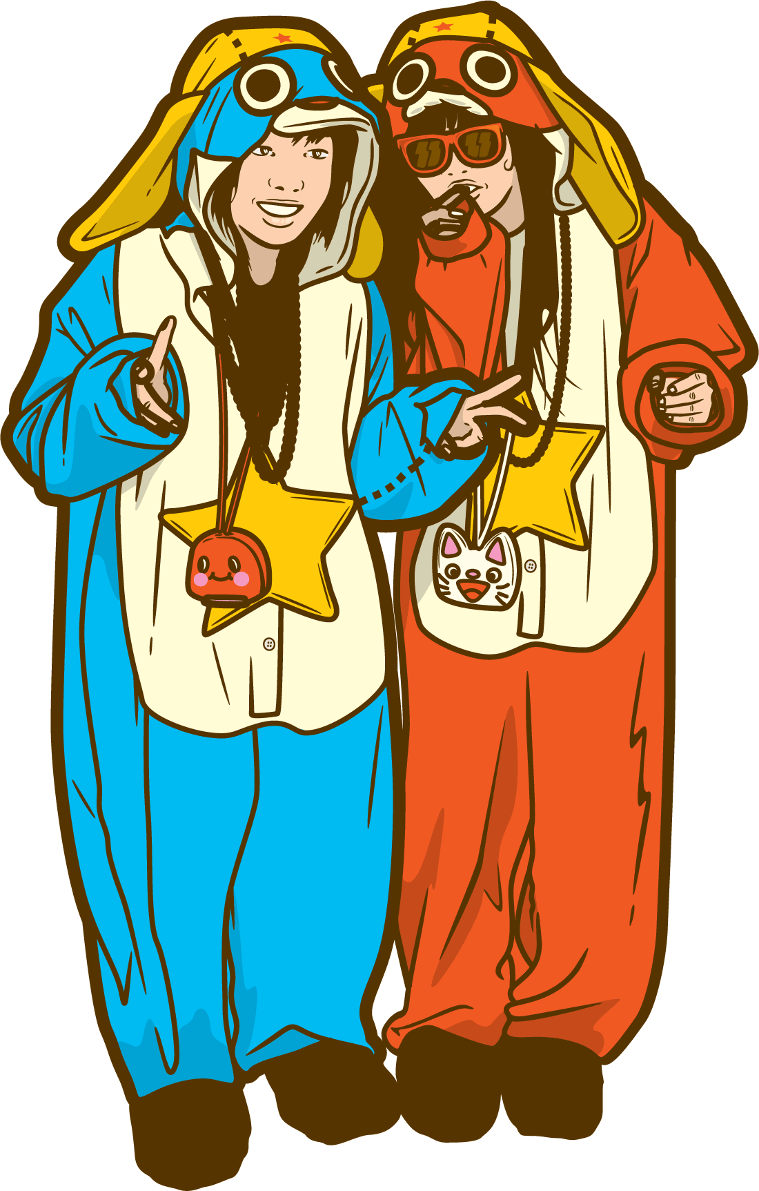 Drawing Japan Hip Hop Clipart (1100x1725), Png Download