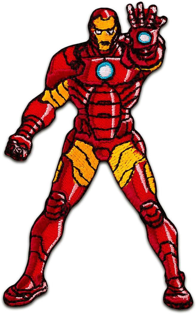 Aufnäher / Bügelbild - Iron Man En Mii Clipart (1100x1100), Png Download