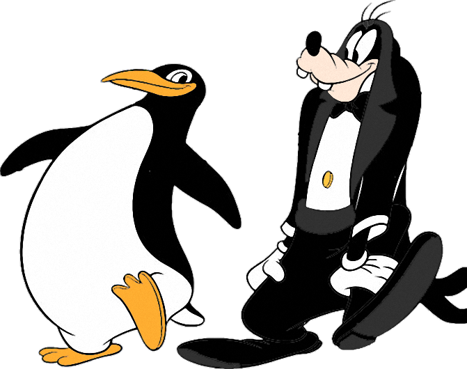 Animals Network Dance Animation Graphics Penguin Portable - Cartoon Clipart (671x530), Png Download