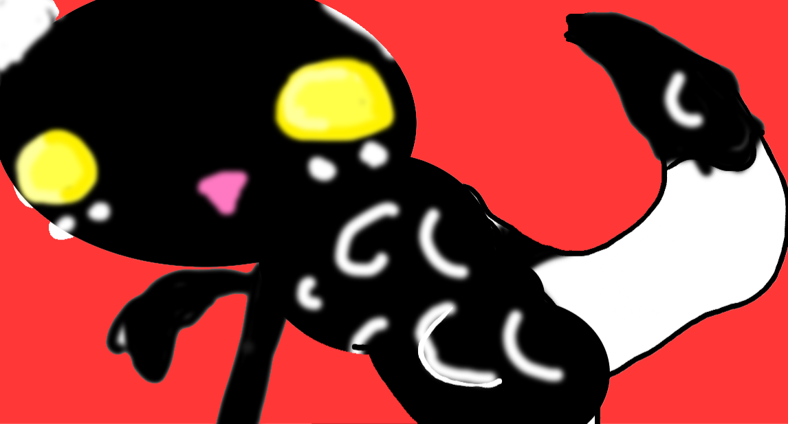 I Drew My Snow Leopard From Animal Jam - Cartoon Clipart (1146x617), Png Download