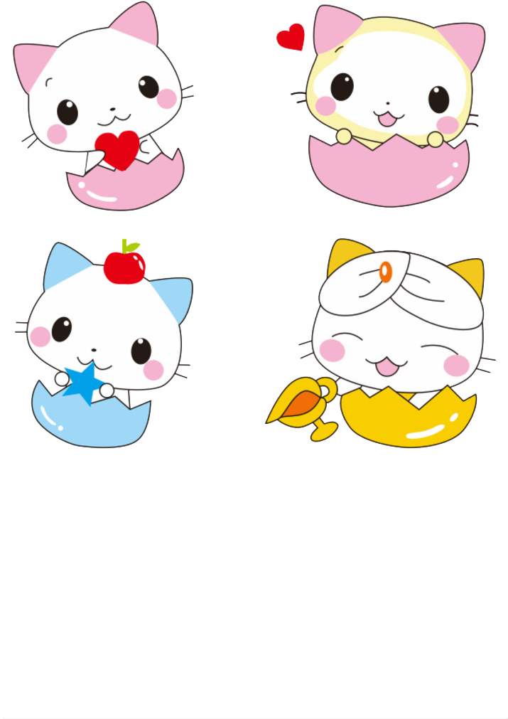 Kitten Whiskers Cat Illustration - Cartoon Clipart (714x1024), Png Download