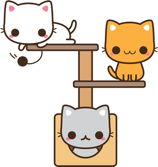 So Many Kitties - Cartoon Clipart (618x618), Png Download