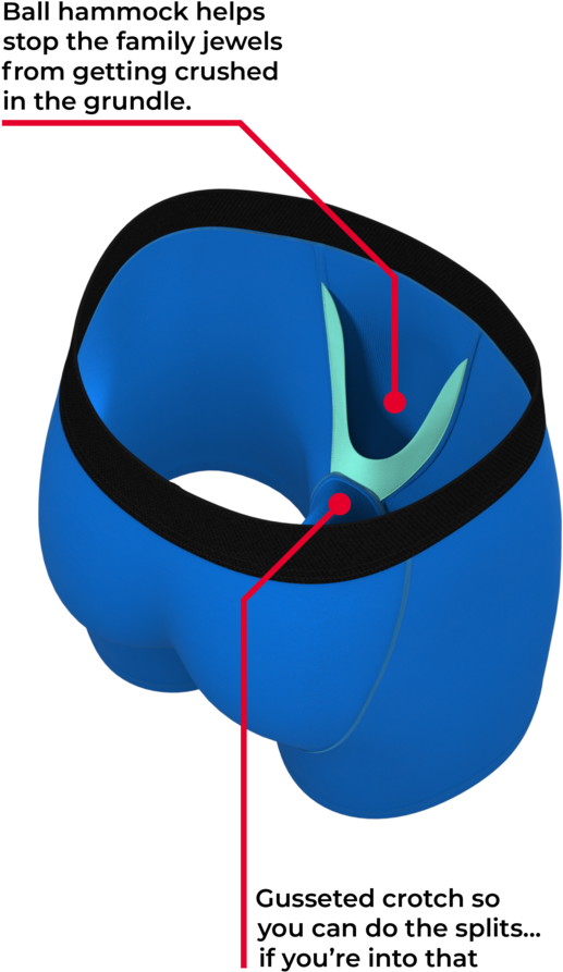 The Crown Jewels Royal Blue Solid Boxer , Png Download - Undergarment Clipart (517x893), Png Download