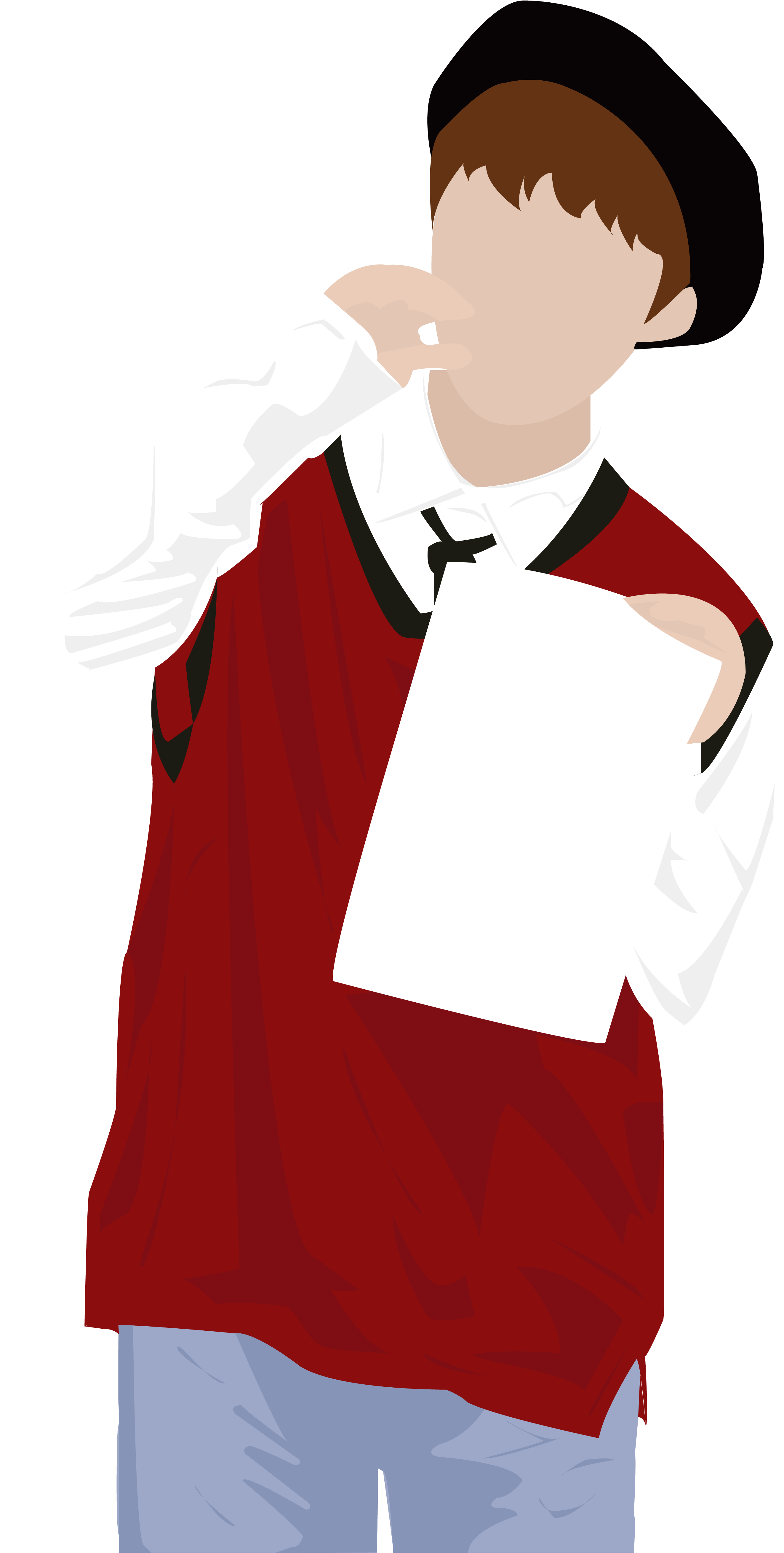 Park Ji Hoon - Wanna One Illustration Clipart (4351x5239), Png Download