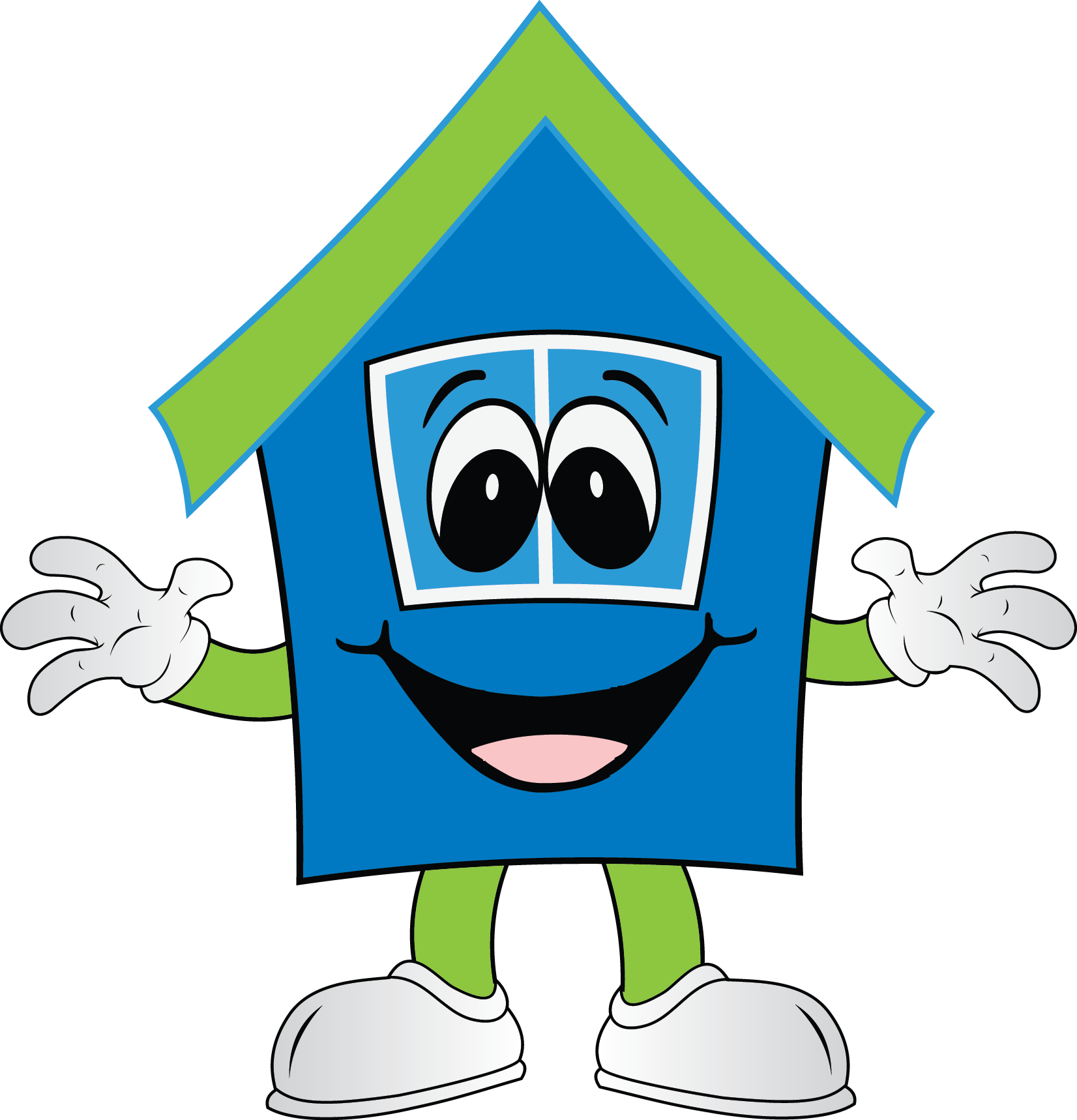 Smileys Clipart House - Happy House Clip Art - Png Download (1652x1718), Png Download