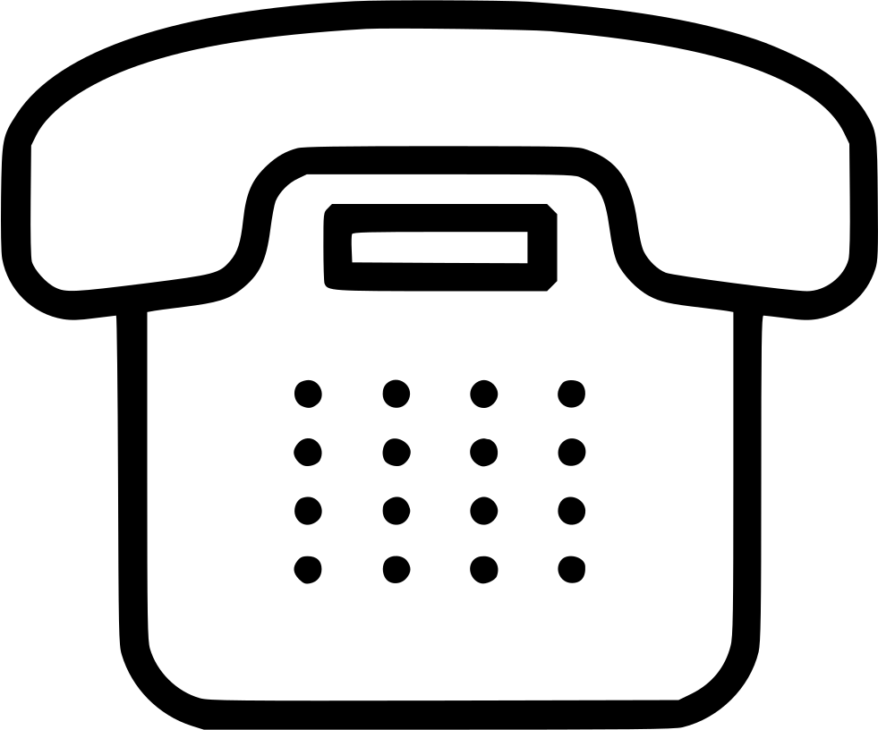 Phone Call Contact Device Communication Comments Clipart (981x816), Png Download