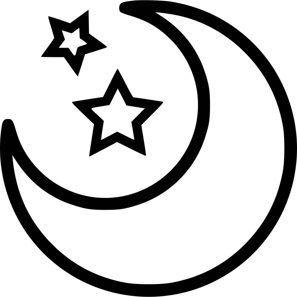 Moon And Stars Comments - July 4 Clip Art Star - Png Download (980x980), Png Download