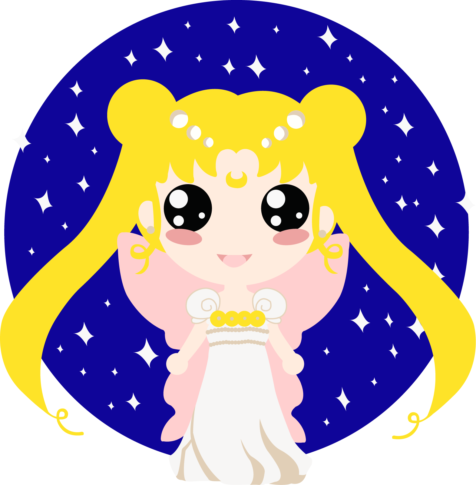 Sailor Moon - Cartoon Clipart (1572x1601), Png Download