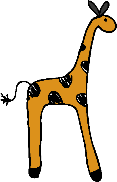 Giraffe Clipart (800x797), Png Download