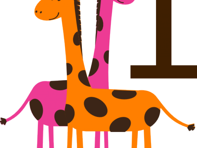 First Birthday Cliparts - Bookmark Giraffe - Png Download (640x480), Png Download