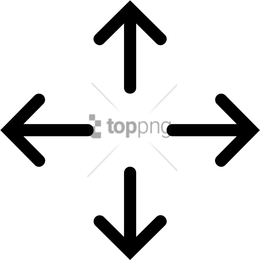Free Png Cross Arrow Png Image With Transparent Background - Capacity Icon Clipart (850x850), Png Download