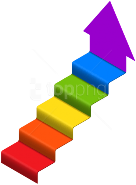 Free Png Download Arrow Stairs Clipart Png Photo Png - Stairs Clip Art Transparent Png (480x652), Png Download