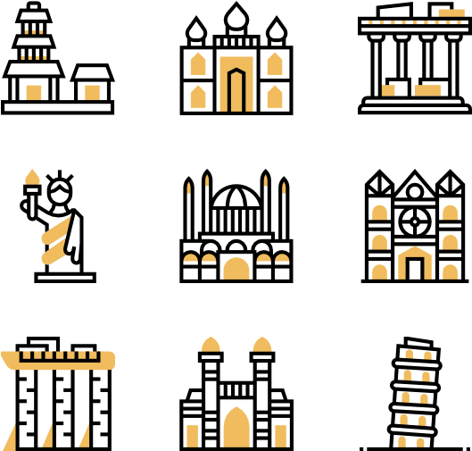 Landmark Clipart (600x564), Png Download