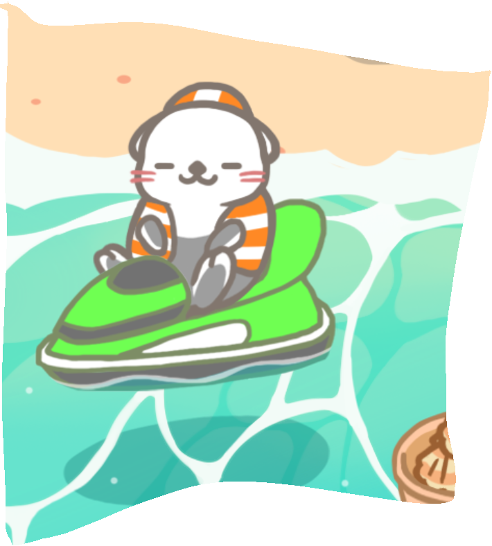 Summoned With Regular Food And This Green Skidoo Rakko - Cartoon Clipart (710x788), Png Download