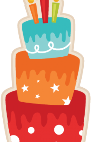 Birthday Cake Clipart Silhouette - Cute Birthday Cake Clip Art - Png Download (640x480), Png Download