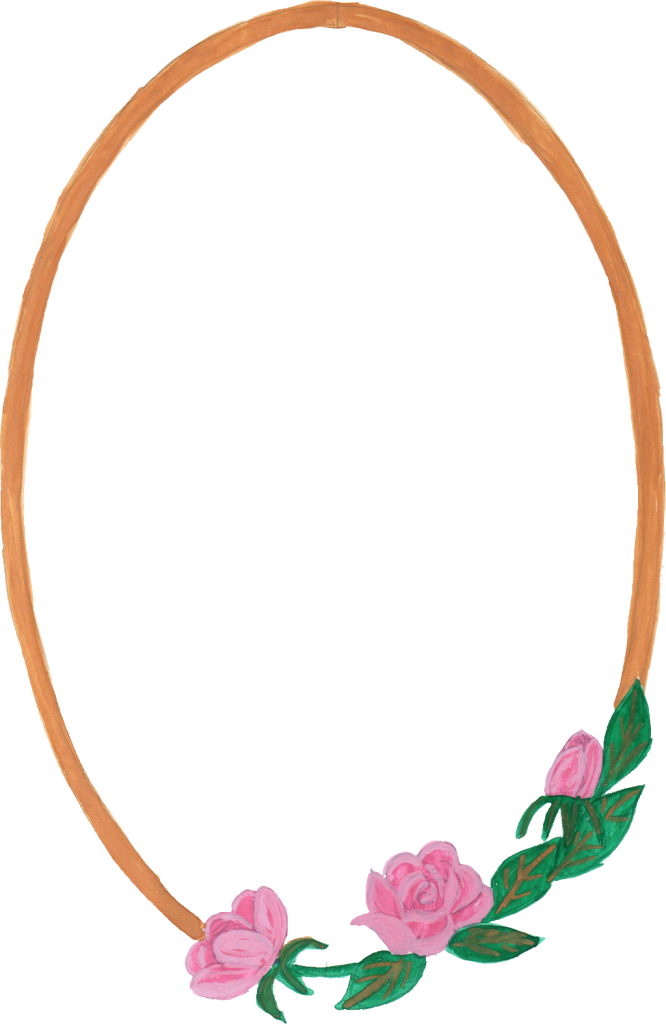 Watercolor With Flowers - Frame With Flower Png Clipart (666x1024), Png Download