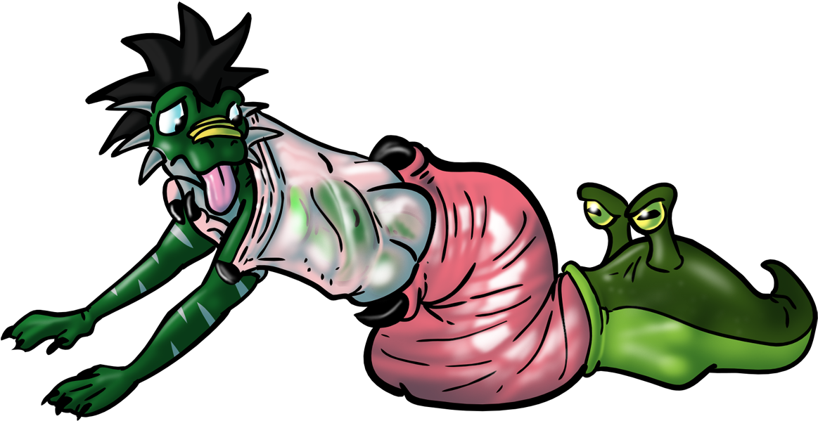 Trade Gooey And The Gul Slug By Akudrache Fur Affinity - Cartoon Clipart (1280x617), Png Download