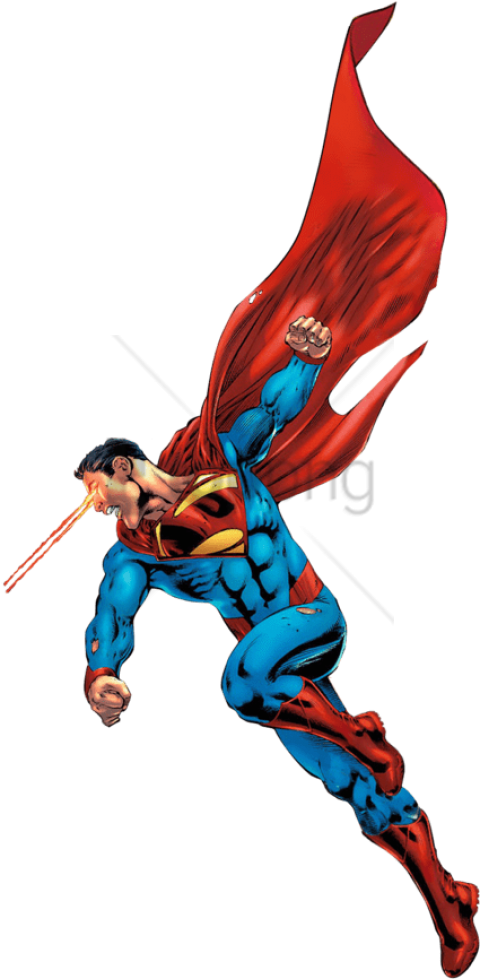 Free Png Superman Side View Png Image With Transparent - Side View Superman Flying Png Clipart (480x979), Png Download