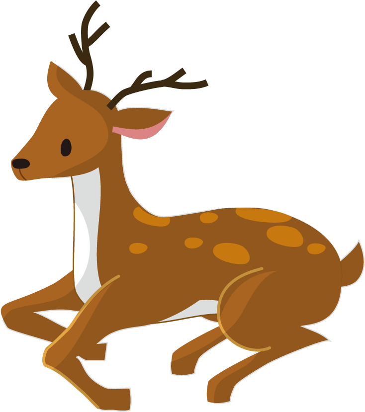 Baby Reindeer Clipart - Reindeer - Png Download (860x973), Png Download