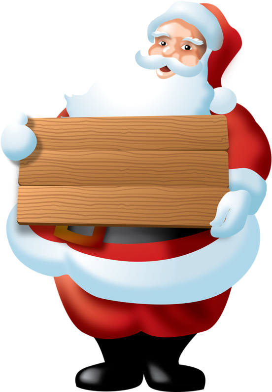 Papai Noel Natal Png Clipart (556x800), Png Download