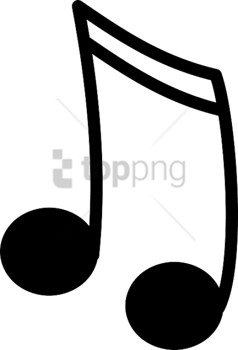 Free Png Music Note Silhouette Png Png Image With Transparent - Note Clipart (480x705), Png Download