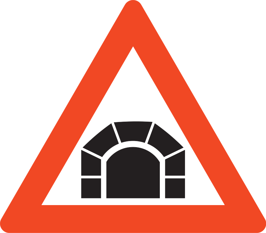 File - No Tunnel - Svg - Openstreetmap Wiki - Warning Train Clipart (877x768), Png Download