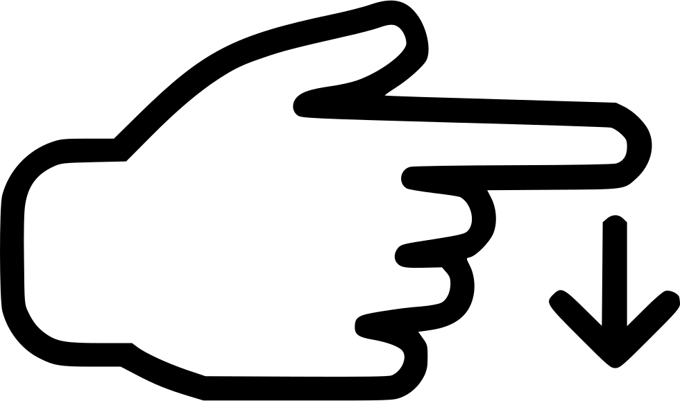 Png File - Finger Point Icon Png Clipart (980x578), Png Download