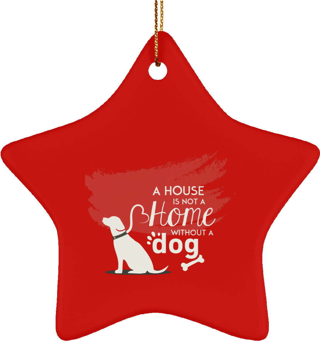 A House Is Not A Home Without A Dog Christmas Ornaments - Math Christmas Ornaments Clipart (1155x1155), Png Download