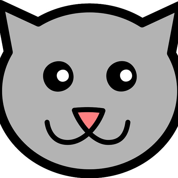 Kitten Face Clipart - Png Download (590x590), Png Download