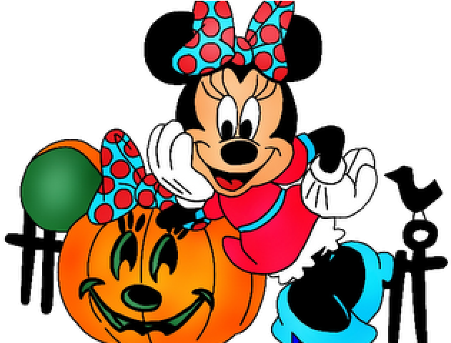 Car Clipart Halloween - Minnie Mouse Halloween - Png Download (640x480), Png Download