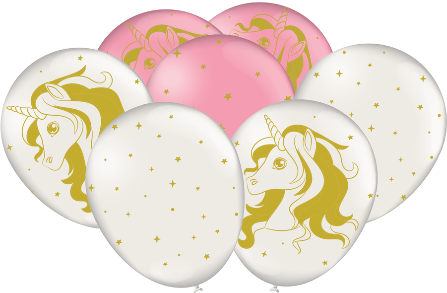 Warning - - Balao Unicornio Festcolor Clipart (900x600), Png Download