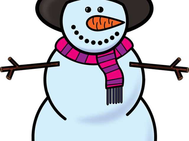 Snowman Clipart Plain - Clip Art - Png Download (640x480), Png Download