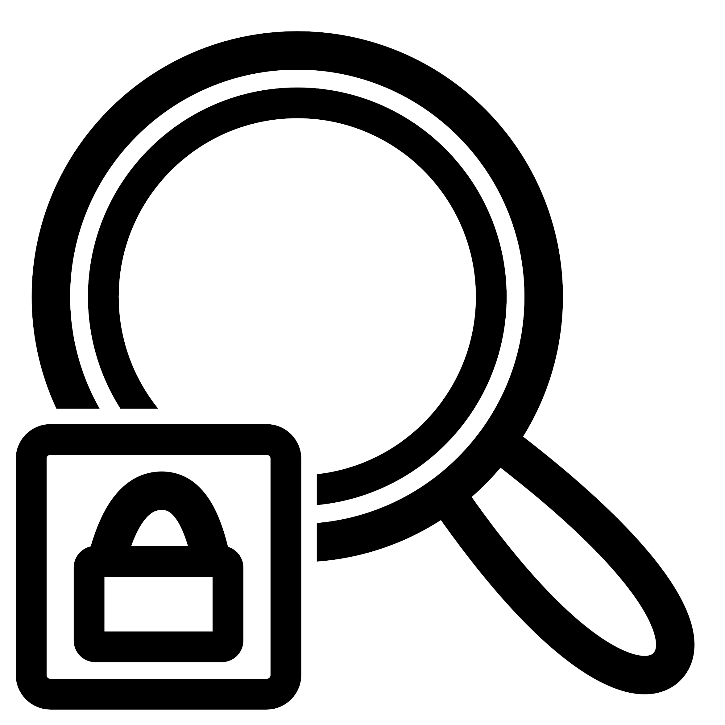This Free Icons Png Design Of Mono Viewmag Lock - Factor Icon Clipart (2400x2400), Png Download