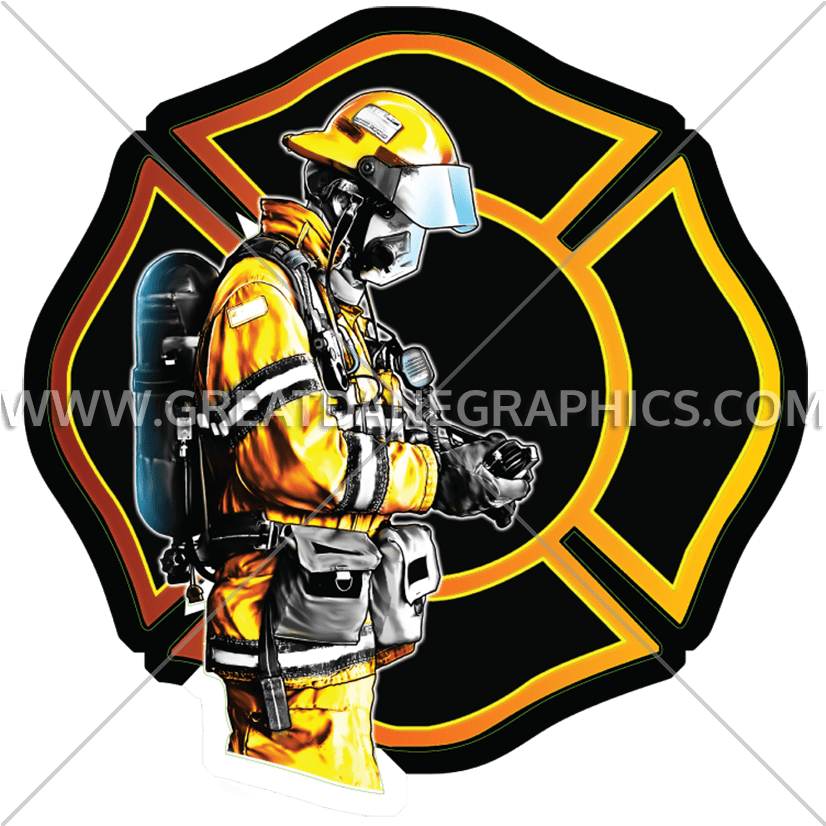 Shield Clipart Firefighter - Firefighter - Png Download (825x870), Png Download