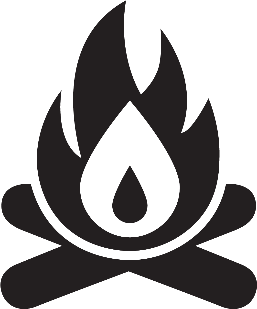 I Got Stung By A Wasp But Still Had A Good Time - Black And White Camp Logo Clipart (1147x1355), Png Download