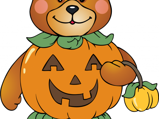 Halloween Clipart Orange - Clip Art - Png Download (640x480), Png Download