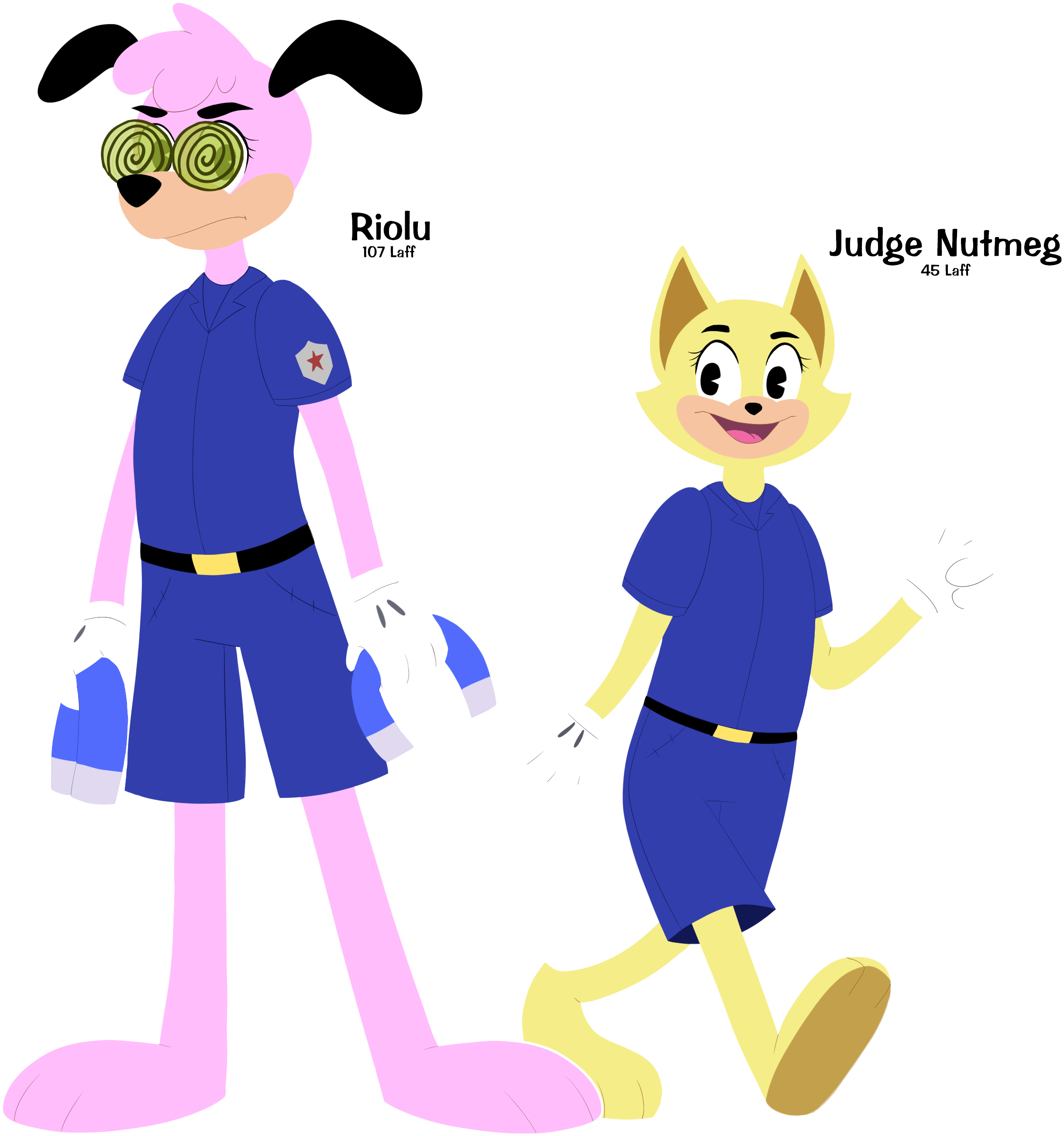 Did A Drawing Of Toontown Police Department Toons Png Clipart (2437x2602), Png Download